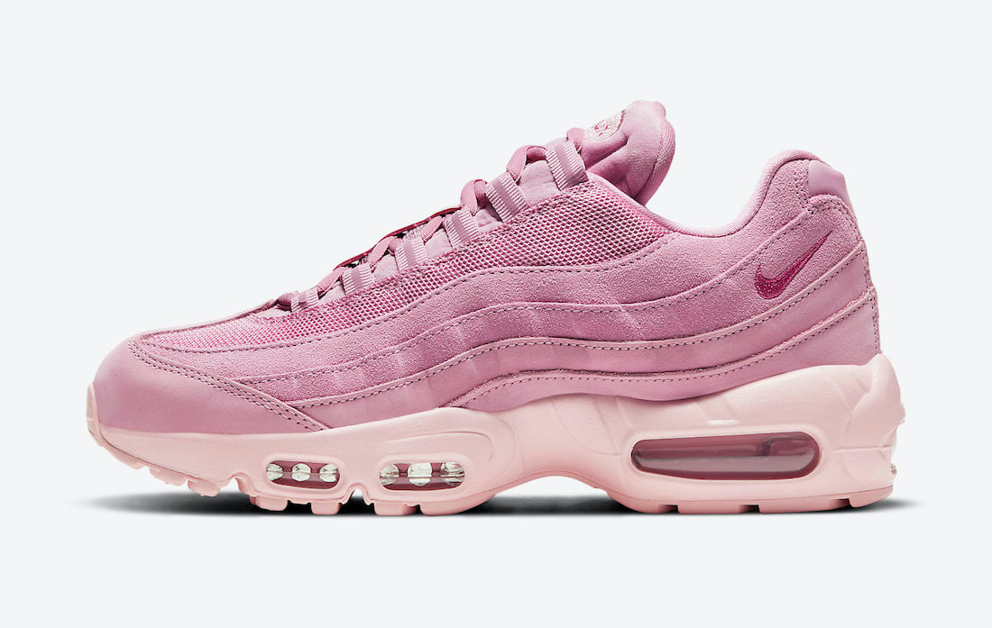 Nike Air Max 95 WMNS Pink Suede DD5398-615 Release Date Info