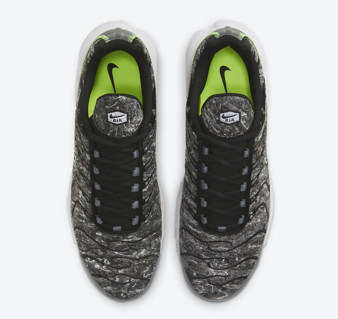 Nike Air Max Plus Essential Crater Electric Green DA9326-001 Release Date Info