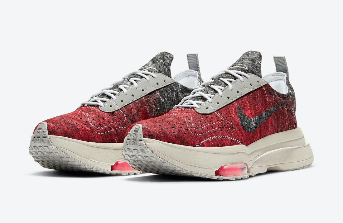 Nike Air Zoom Type in Crimson Red with Recycled Wool