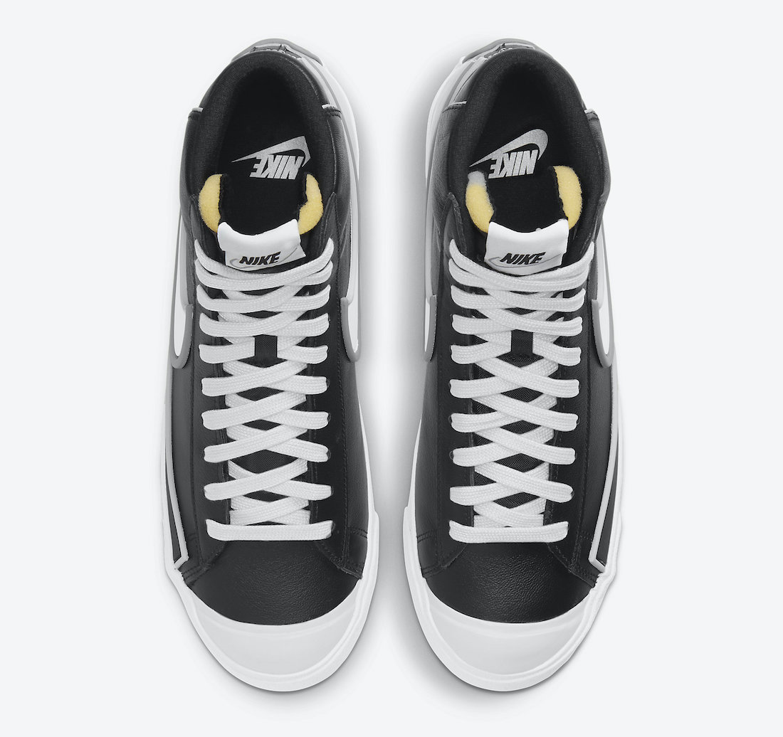 Nike Blazer Mid 77 Infinite Black White DA7233-001 Release Date Info