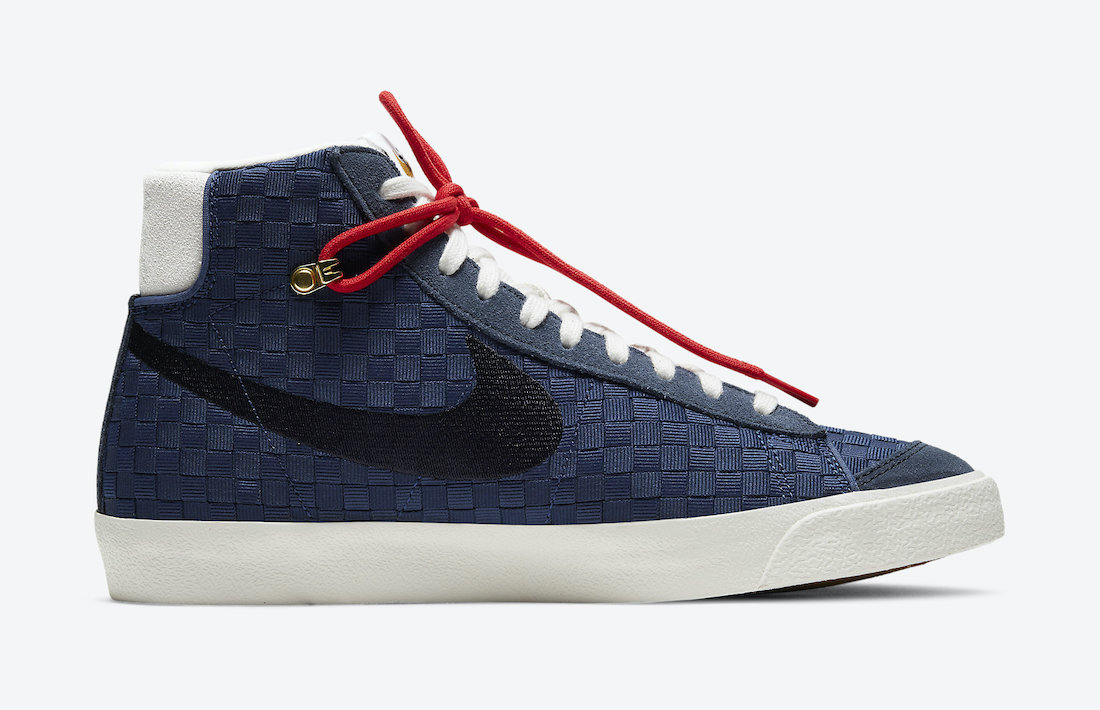 Nike Blazer Mid 77 Sashiko Navy Blue DD5486-492 Release Date Info