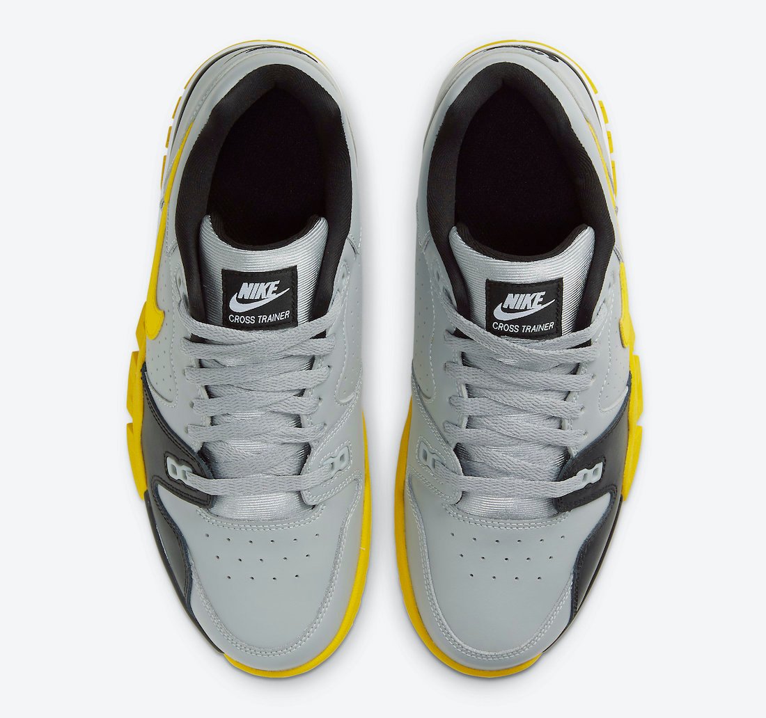 Nike Cross Trainer Low Grey Black Yellow CQ9182-002 Release Date Info