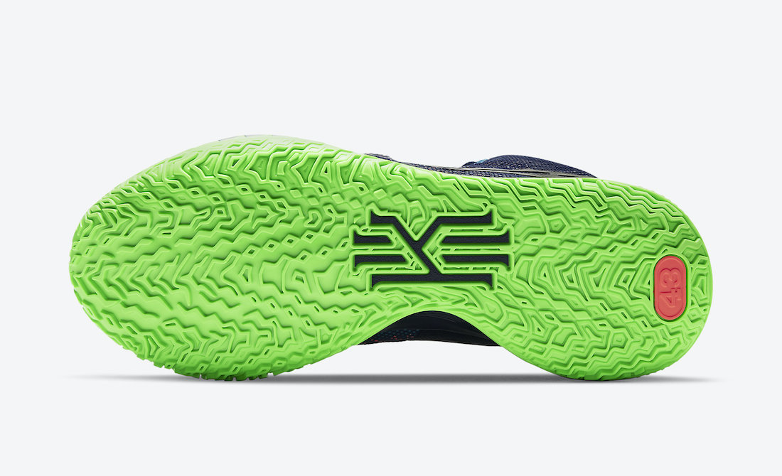 Nike Kyrie 7 Navy Green CQ9327-401 Release Date Info