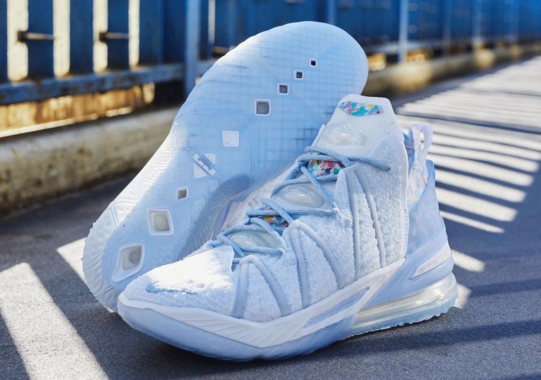 Nike LeBron 18 Blue Tint CW3156-400