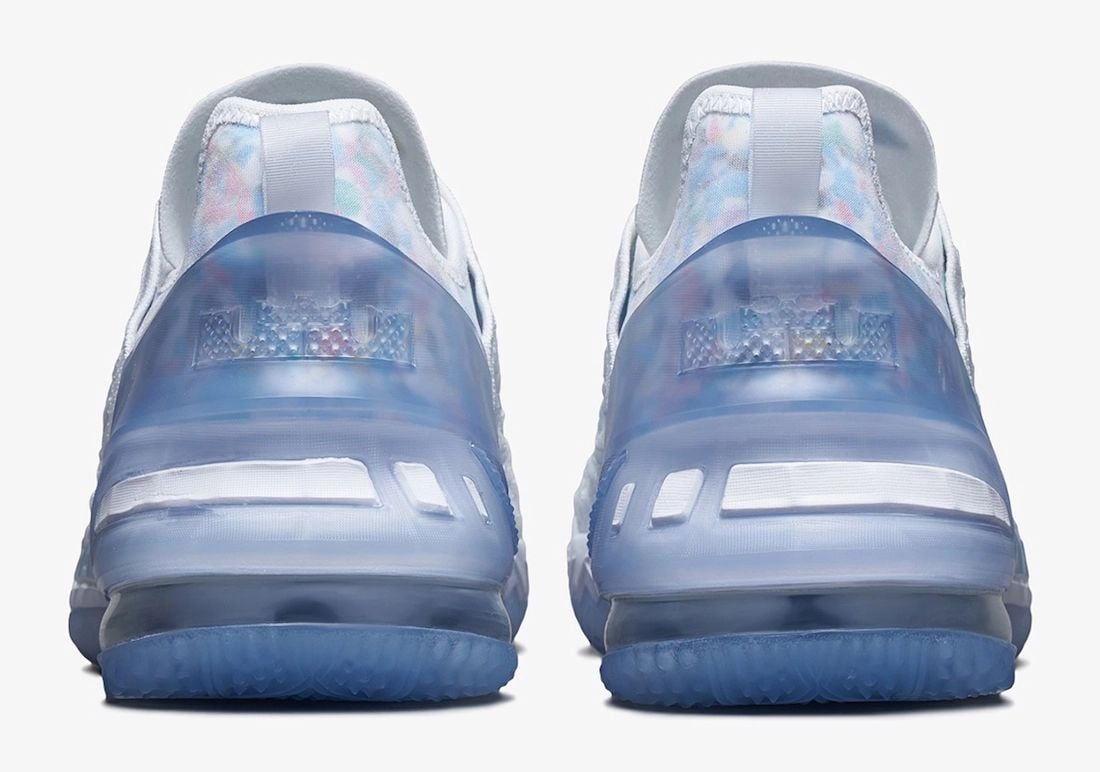 Nike LeBron 18 NRG GS Blue Tint White Clear CT4677-400 Release Date Info