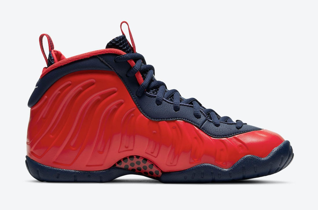 Nike Little Posite Pro Red Navy White CZ2520-600 Release Date Info