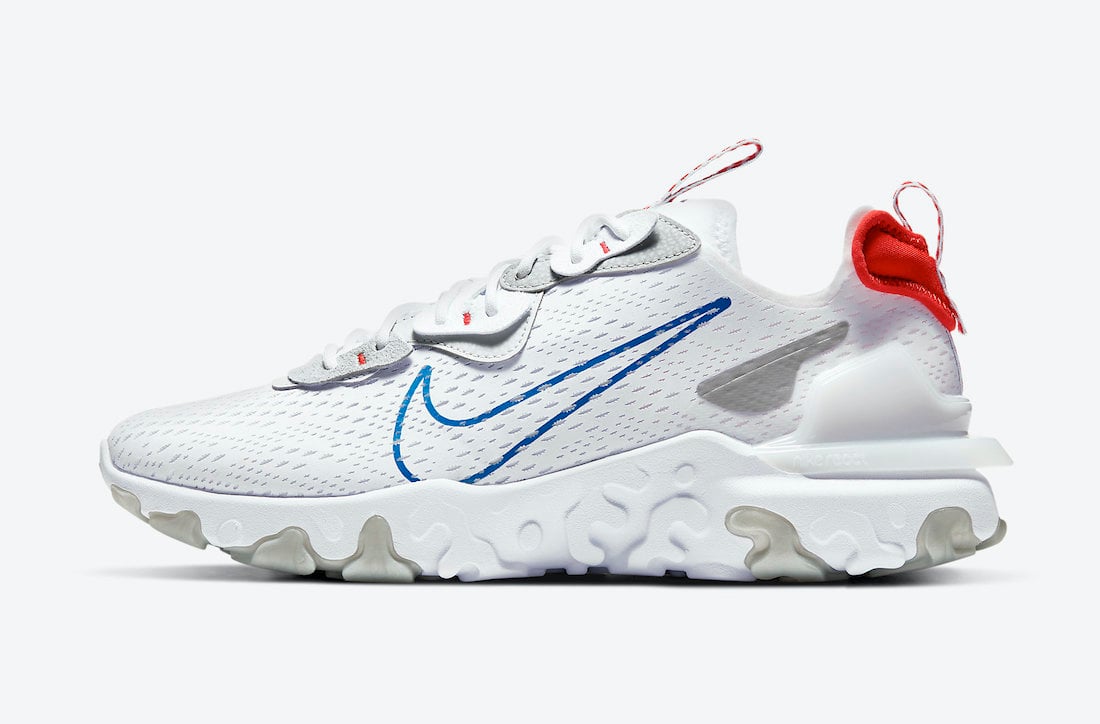 Nike React Vision White Game Royal DJ4597-100 Release Date Info