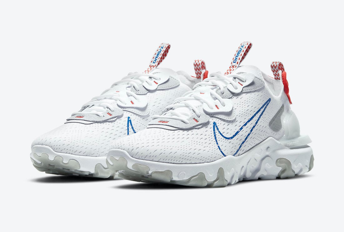 Nike React Vision White Game Royal DJ4597-100 Release Date Info