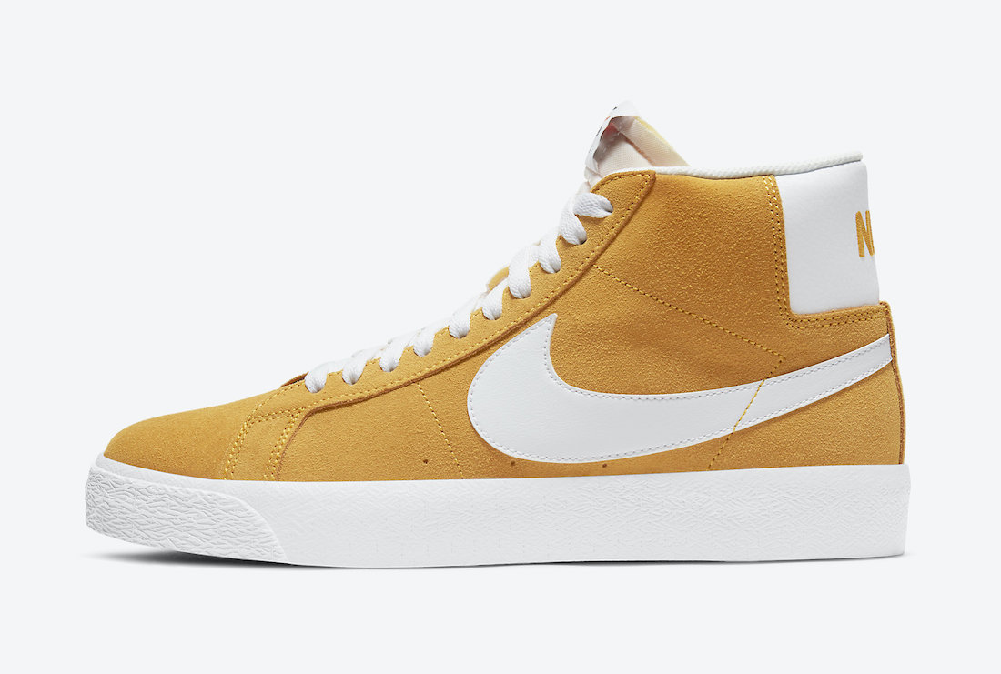 Nike SB Blazer Mid University Gold 864349-700 Release Date Info ...