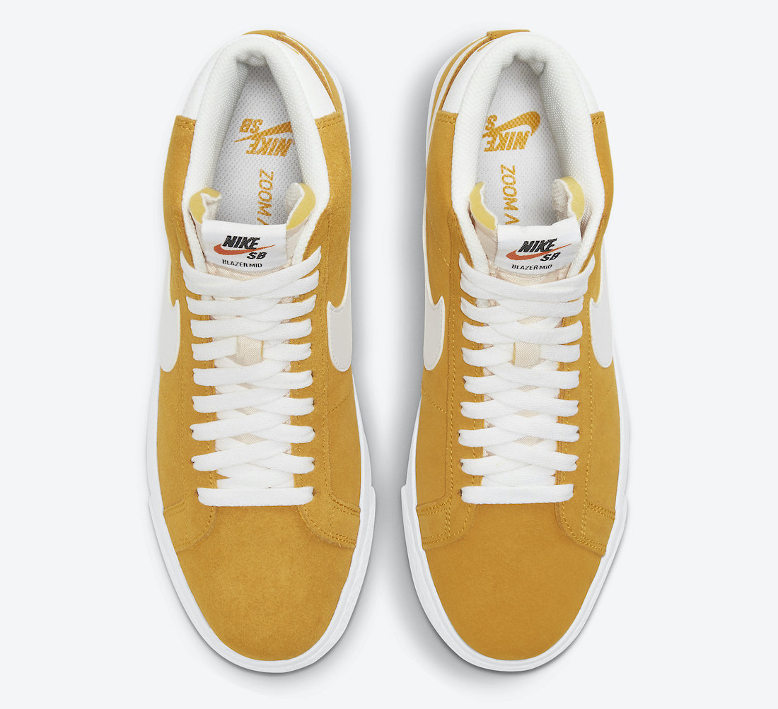 Nike SB Blazer Mid University Gold 864349-700 Release Date Info