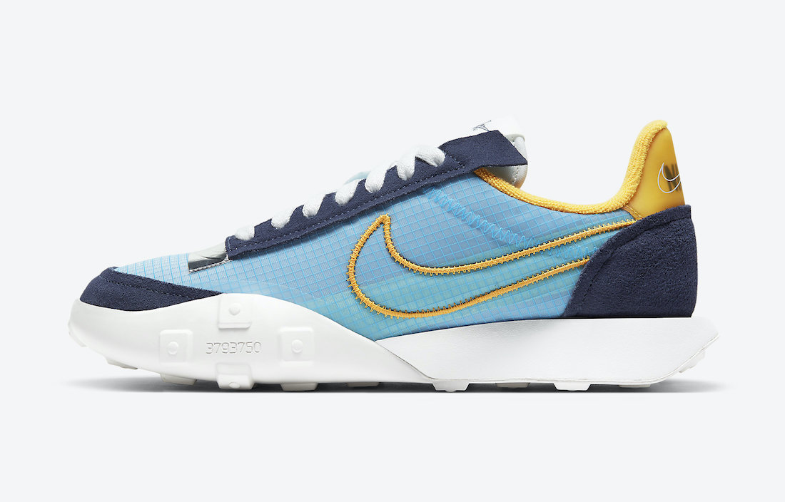 Nike Waffle Racer 2X Blackened Blue University Gold DC4467-400 Release Date Info