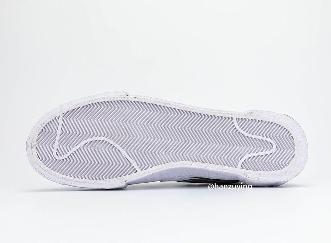 sacai nike blazer yellow