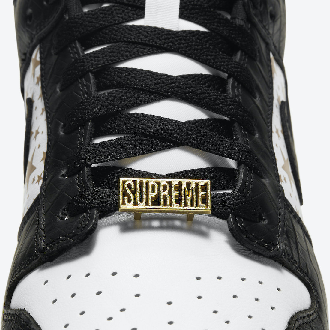 Supreme Nike SB Dunk Low Black White DH3228-102 Release Info Price