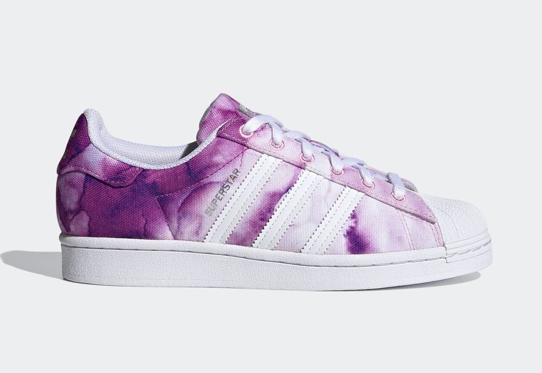 adidas superstar glitter blauw