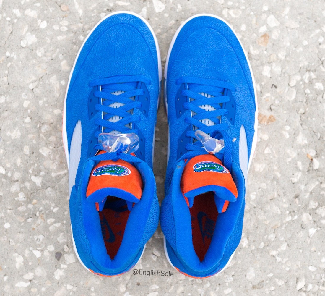 Air Jordan 5 Florida Gators PE Details