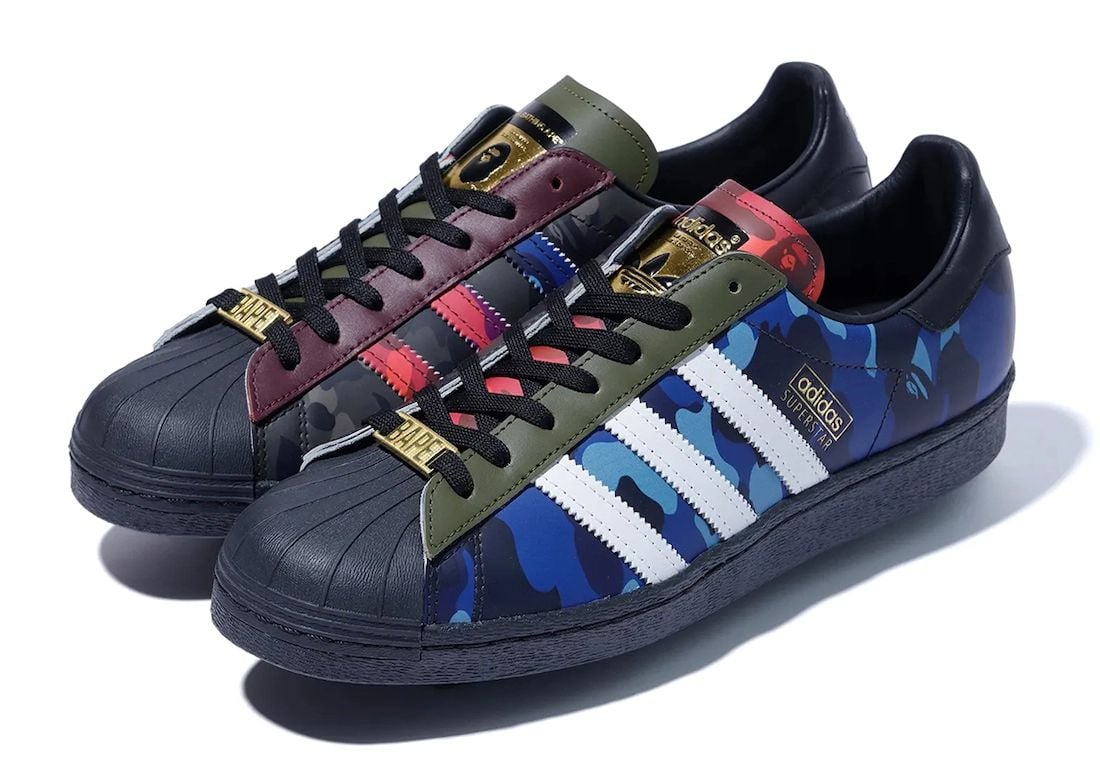 Bape adidas Superstar Camo Release Date Info