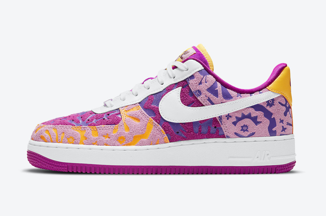 Nike Air Force 1 07 LV8 Red Plum DD5516-584 Release Date Info
