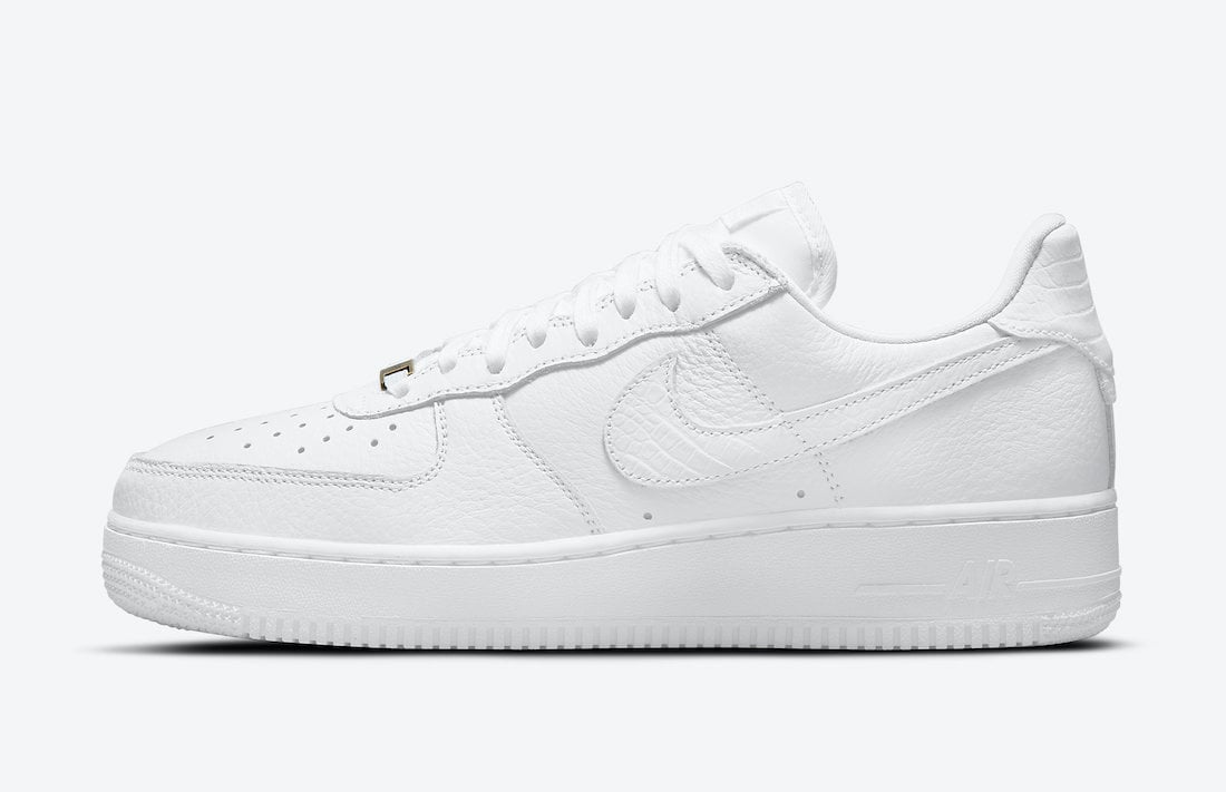 Nike Air Force 1 Craft White Croc CU4865-100 Release Date Info