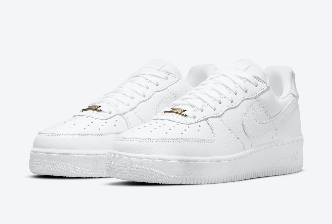 Nike Air Force 1 Craft White Croc CU4865-100 Release Date Info