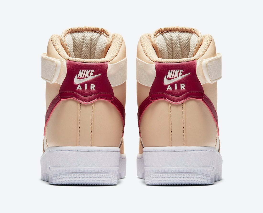 Nike Air Force 1 High WMNS Noble Red 334031-200 Release Date Info