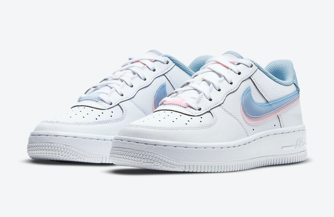 Nike Air Force 1 Low GS Double Swoosh CW1574-100 Release Date Info