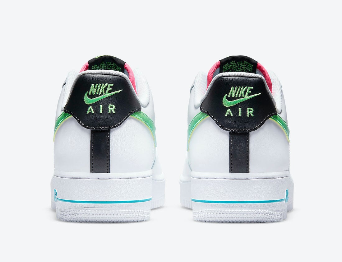 Nike Air Force 1 Low White Green Pink DJ5148-100 Release Date Info
