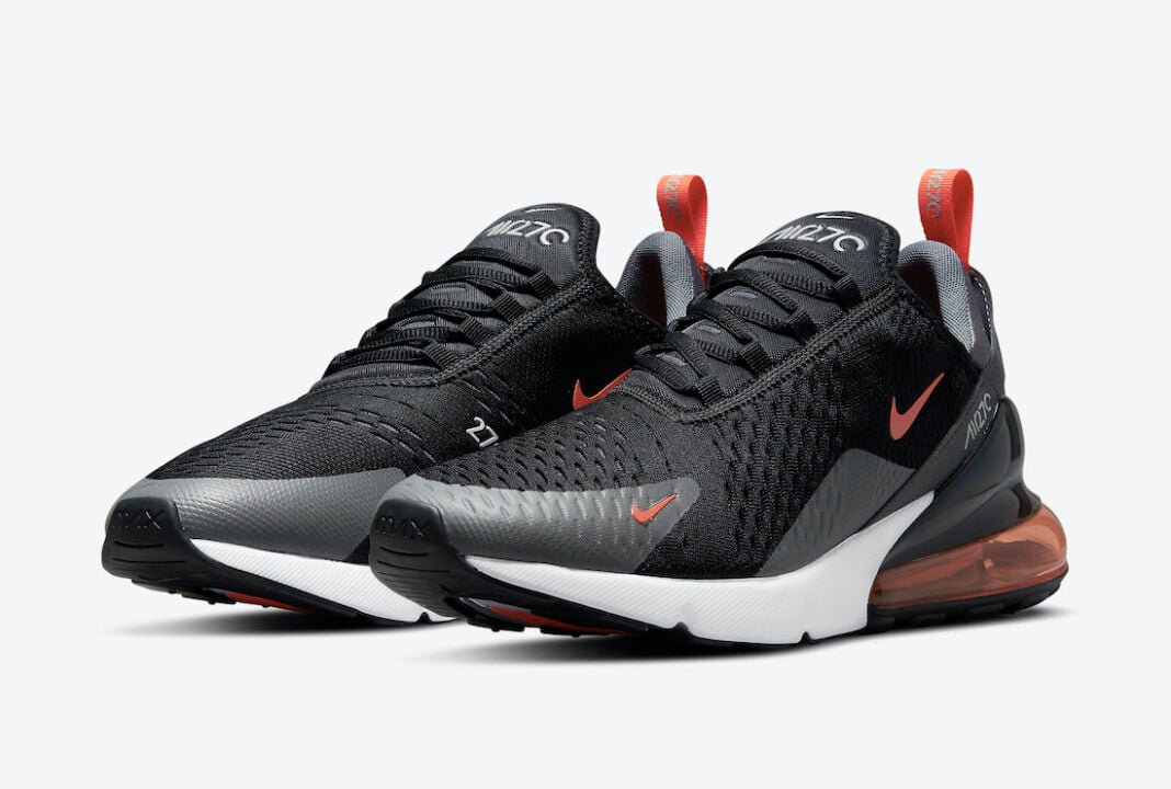 air max 270 black and grey