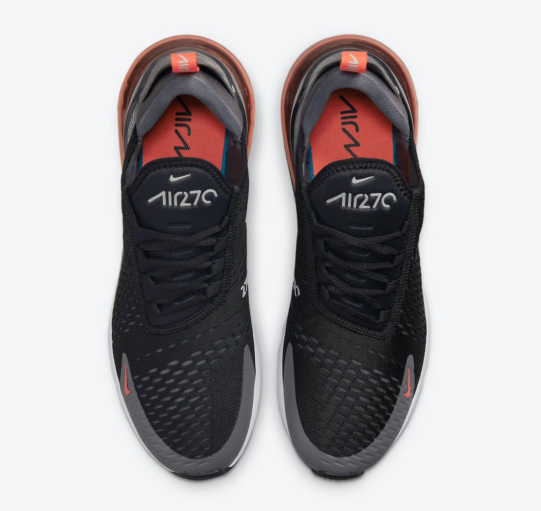 Nike Air Max 270 Black Grey Orange DM2462-001 Release Date Info