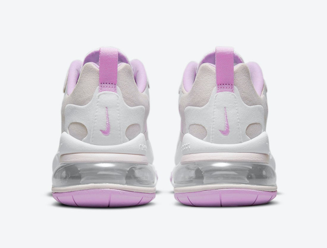 Nike Air Max 270 React White Pink CZ1609-100 Release Date Info