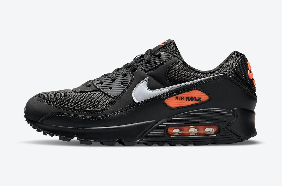 mens nike air max black and orange