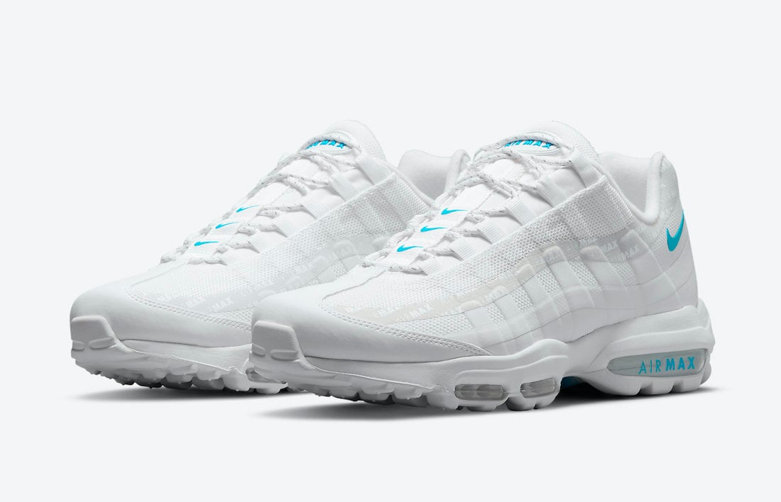 Nike Air Max 95 Ultra Releasing in White and Laser Blue