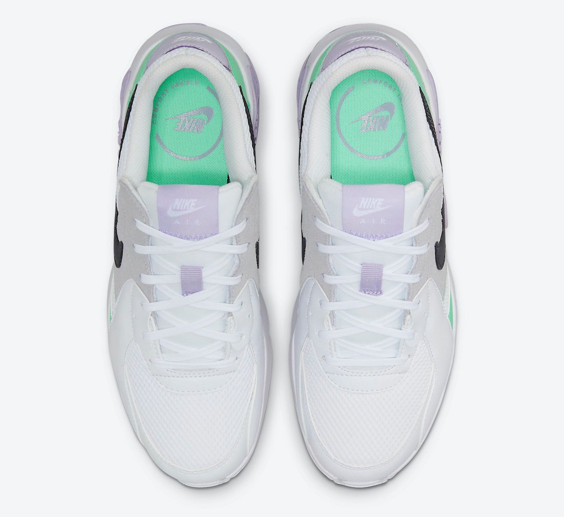 Nike Air Max Excee White Green Purple CD5432-113 Release Date Info
