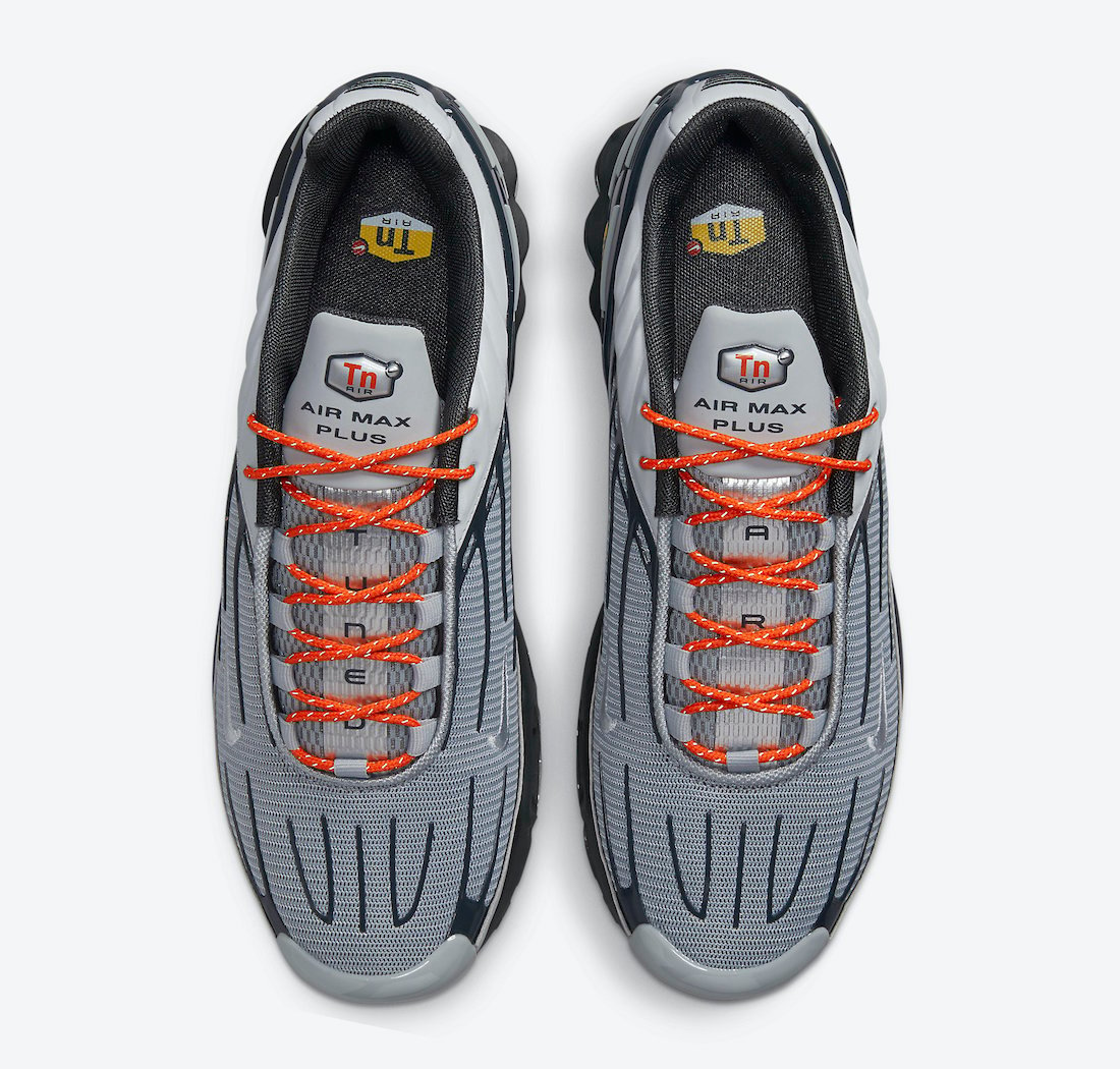 Nike Air Max Plus 3 Grey Navy Orange DM2560-001 Release Date Info