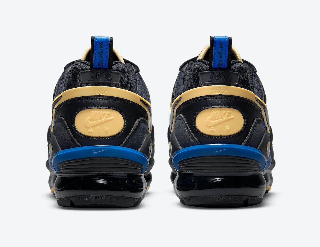 Nike Air VaporMax EVO Black Blue Yellow CZ1924-001 Release Date Info