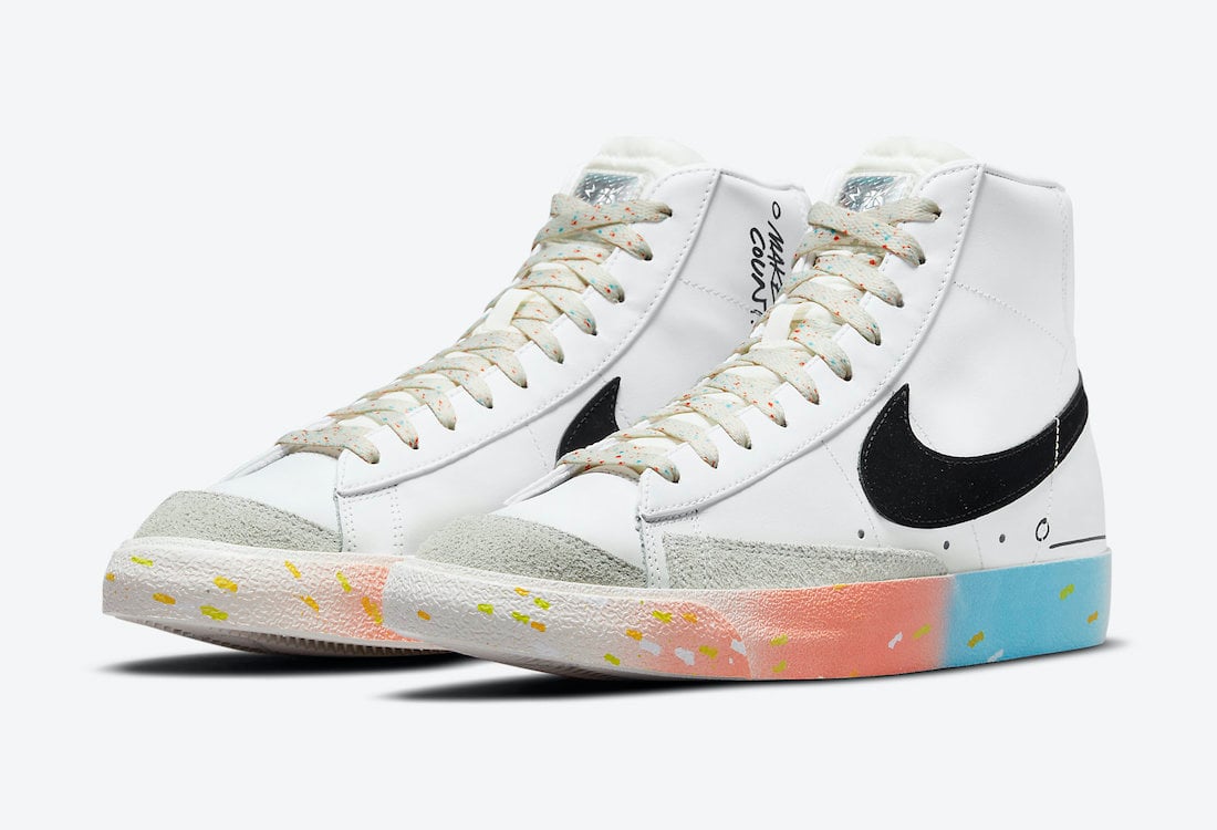 This Nike Blazer Mid Features a Basketball Theme