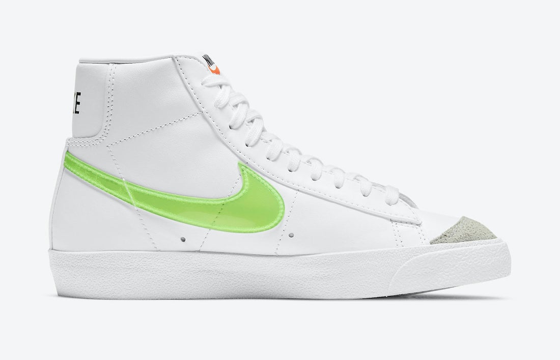 Nike Blazer Mid Green Swoosh DJ3050-100 Release Date Info