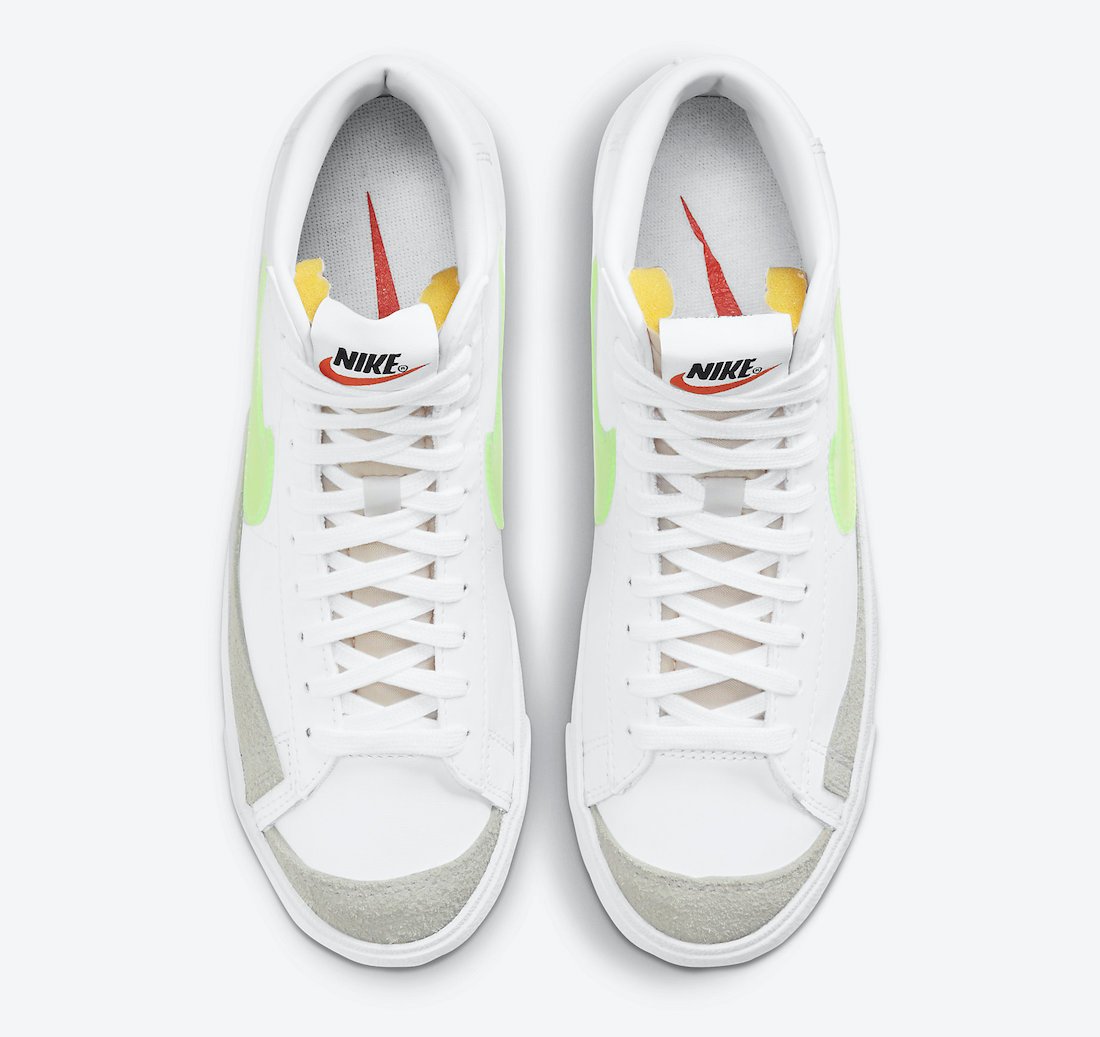 Nike Blazer Mid Green Swoosh DJ3050-100 Release Date Info