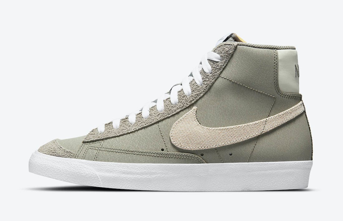 Nike Blazer Mid Olive White DH4106-300 Release Date Info