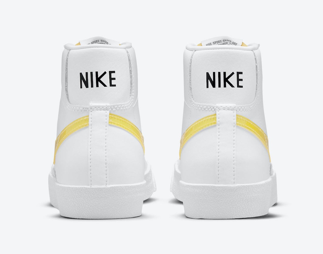Nike Blazer Mid Yellow Swoosh DJ3050-101 Release Date Info Nike Blazer Mid Yellow Swoosh DJ3050-101 Release Date Info