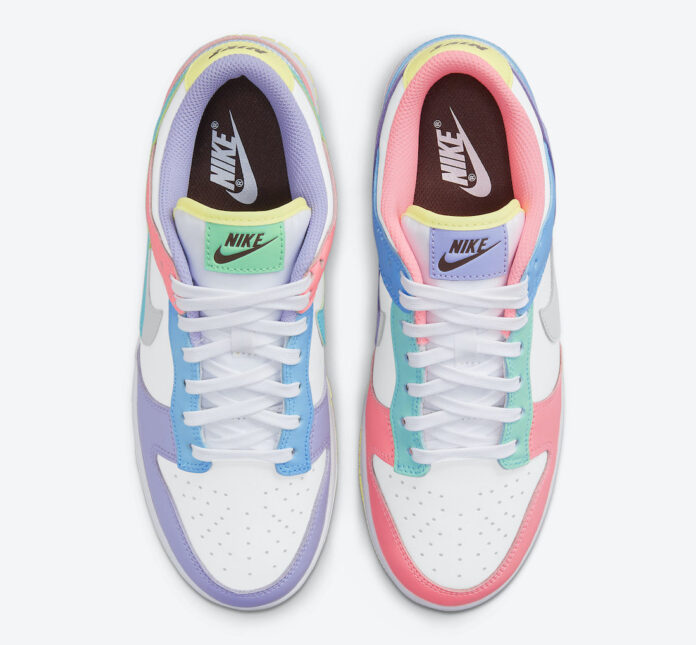 Sneakers Online Nike Dunk Low SE White Green Glow Sunset Pulse DD1872-100 â 2021 Sneakers