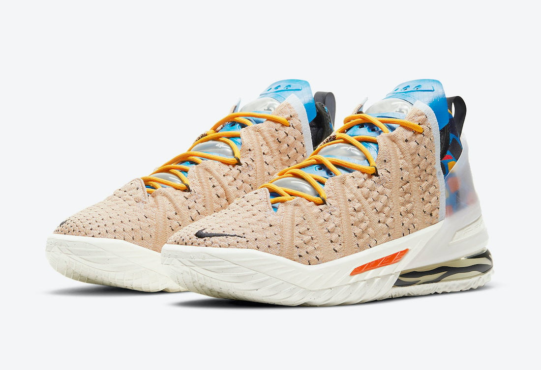 This Nike LeBron 18 Features Giraffe and Lion Prints