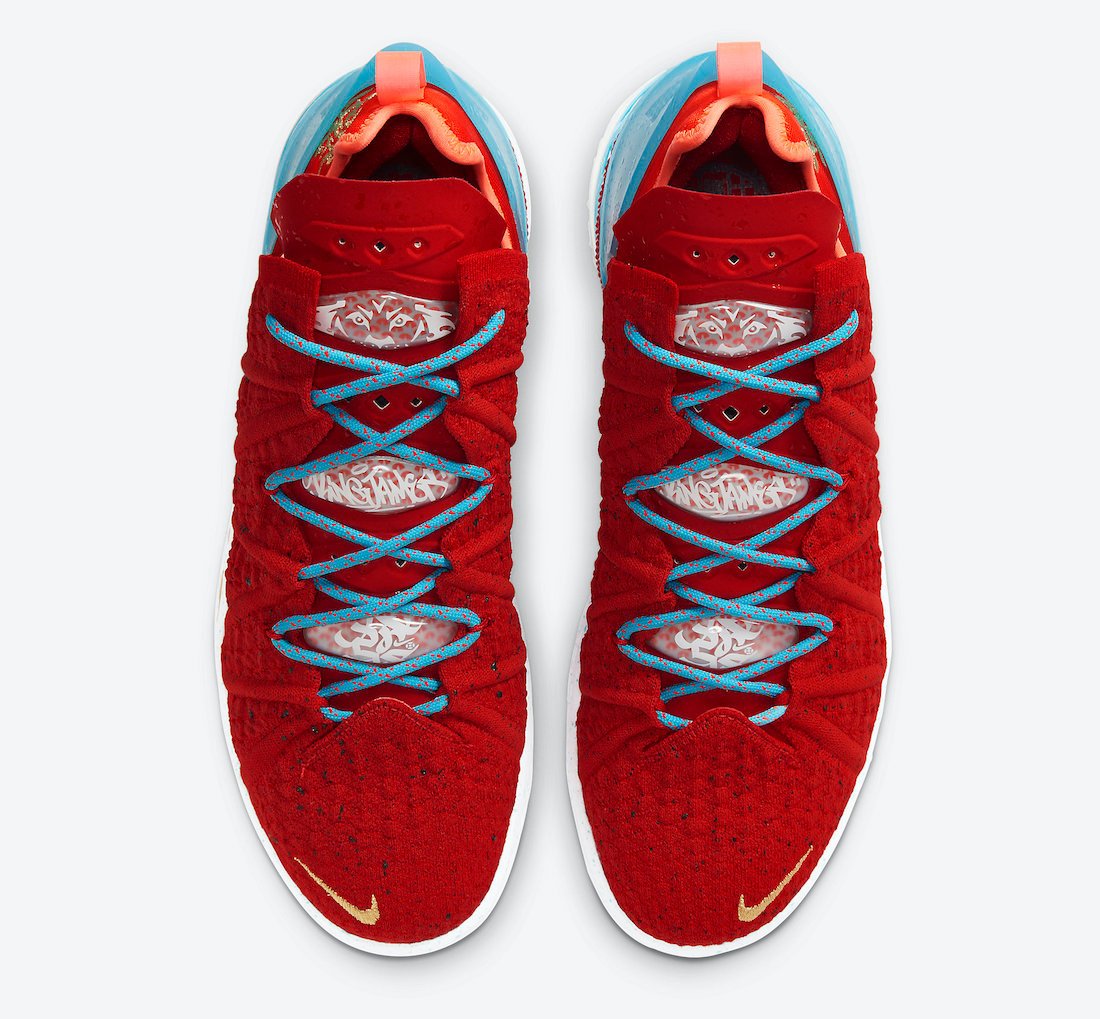 Nike LeBron 18 Gong Xi Fa Cai Chinese New Year CW3155-600 Release Date Info