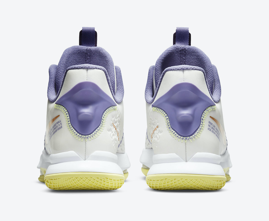 Nike LeBron Witness 5 Lakers Pastel CQ9381-102 Release Date Info