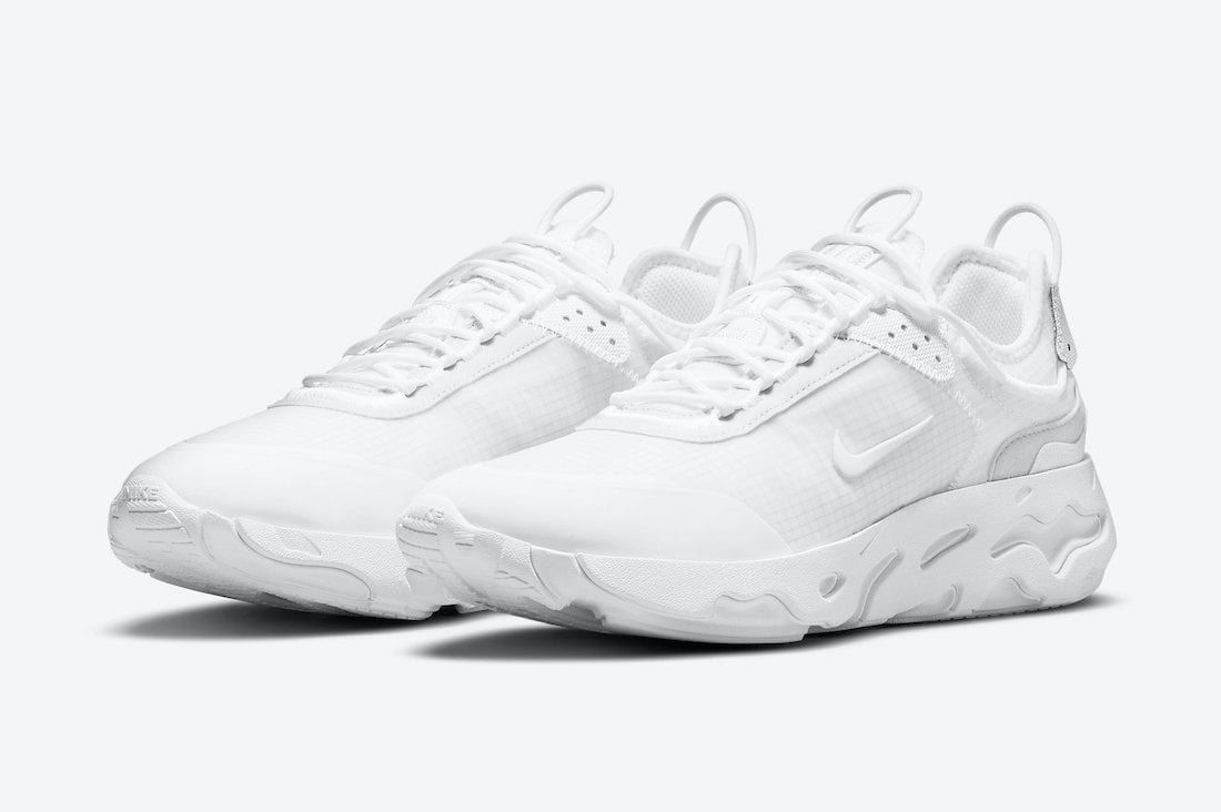 Nike React Live Releasing in ‘Triple White’