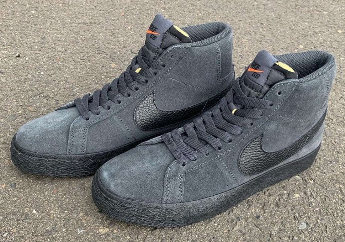 Nike SB Blazer Mid Orange Label Releasing in ‘Dark Smoke’