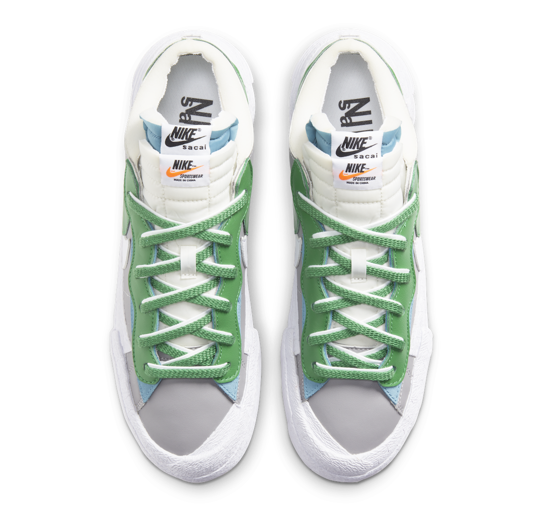 Sacai Nike Blazer Low Classic Green DD1877-001 Release Info Price