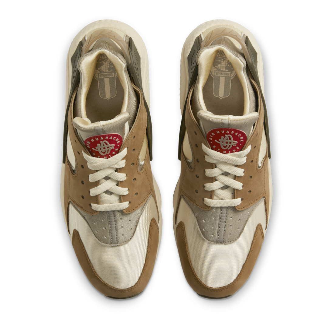 Stussy Nike Air Huarache Desert Oak DD1381-200 Release Date