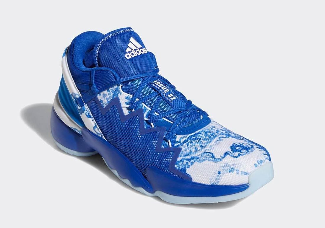 adidas DON Issue 2 Royal Blue White FX7426 Release Date Info