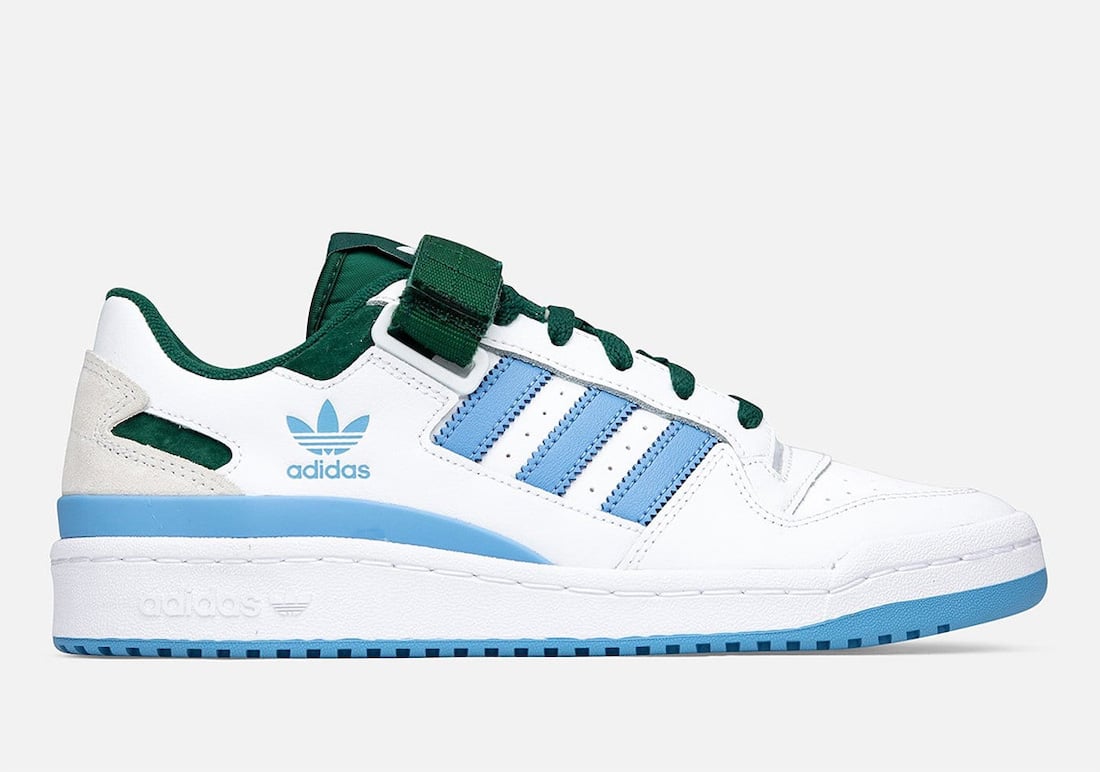 adidas Forum Low White Blue Green FY6816 Release Date Info