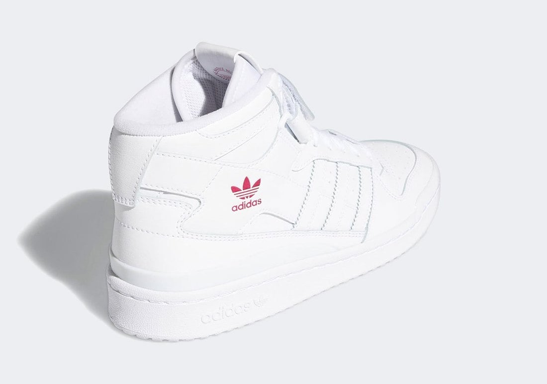 adidas Forum Mid Cloud White Shock Pink G57984 Release Date Info